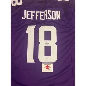 Justin Jefferson of the Minnesota Vikings Signed Jersey COA